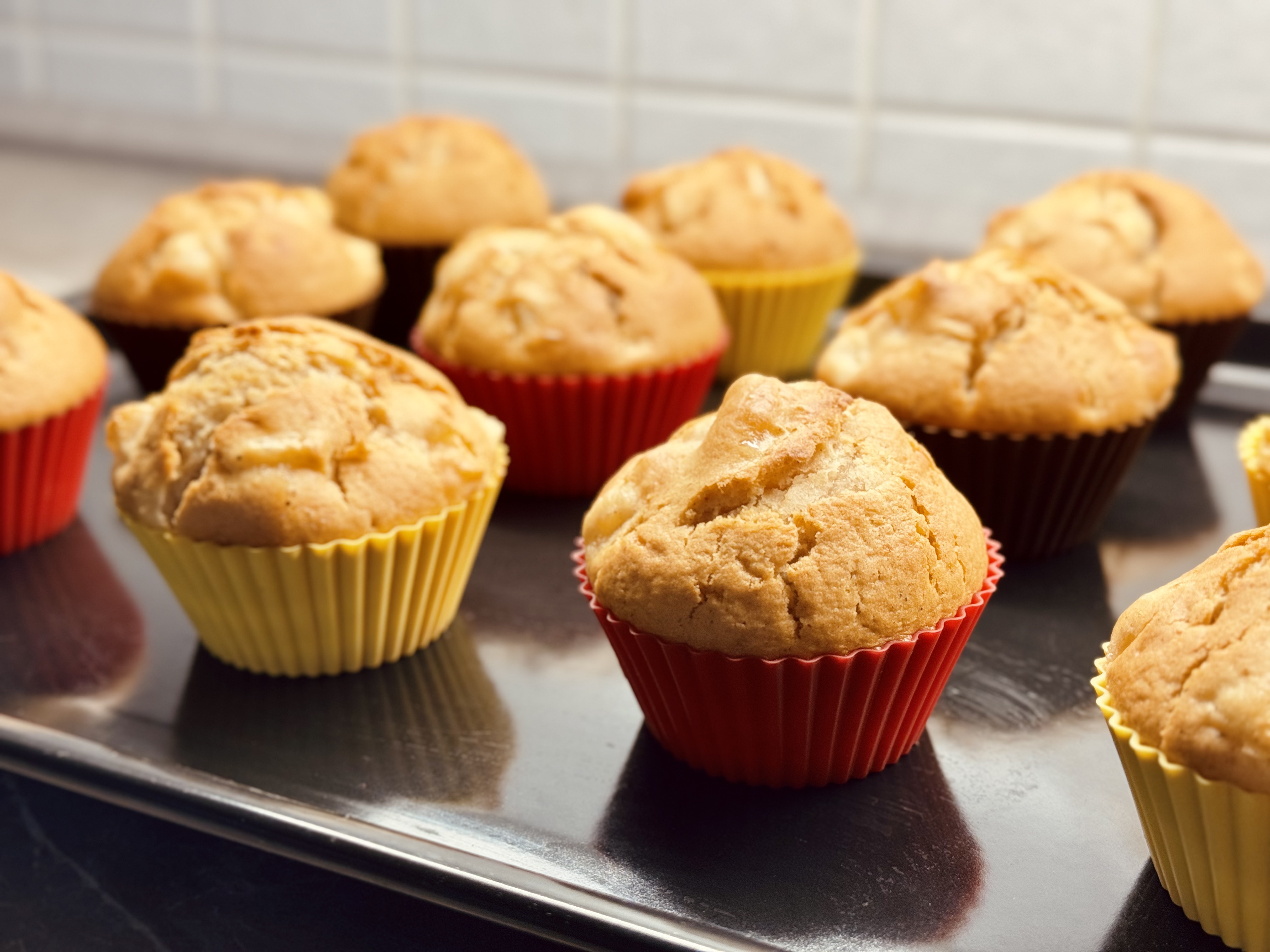 Hotové Jablkové muffiny