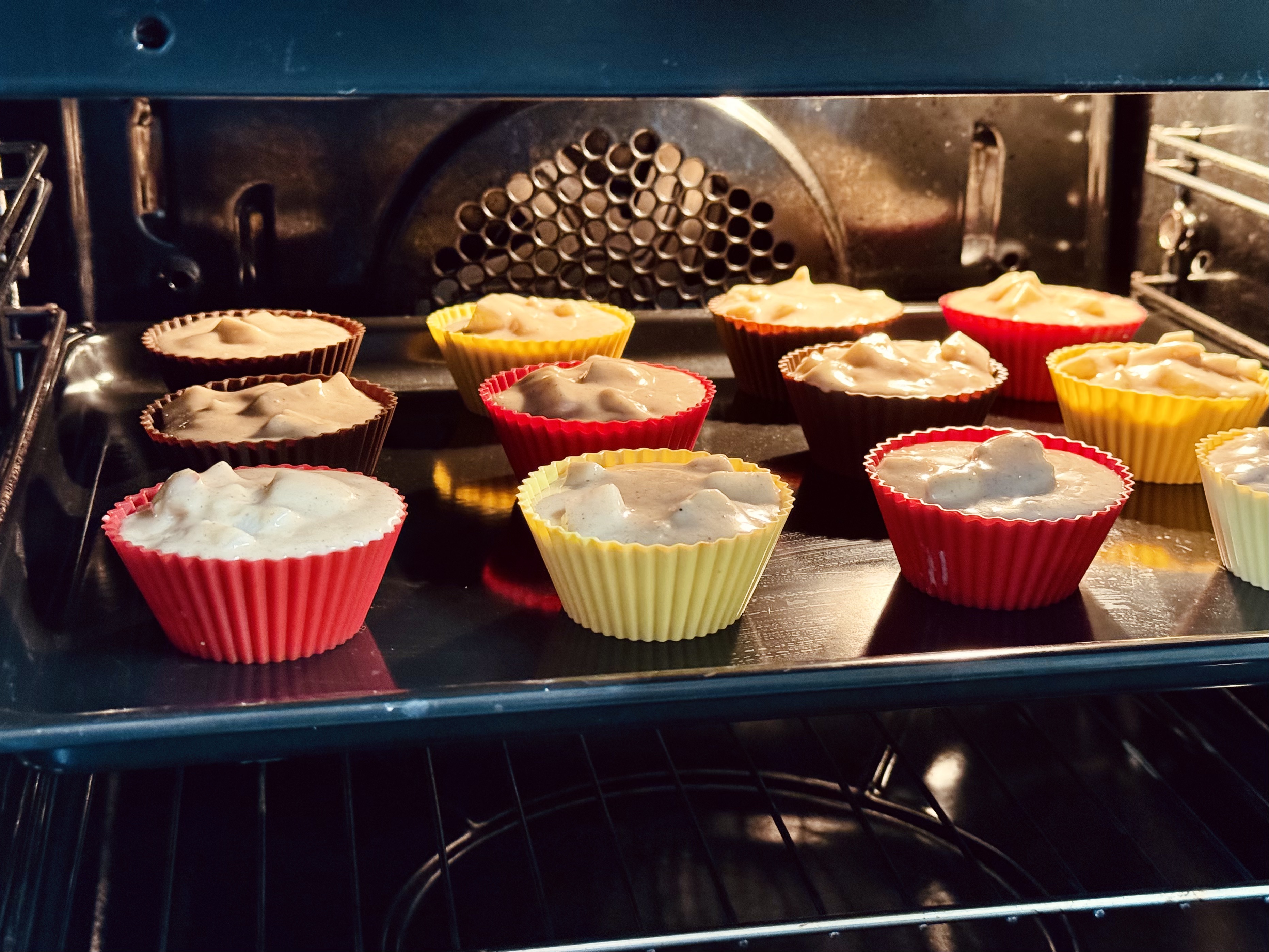 Jablkové Muffiny v troubě